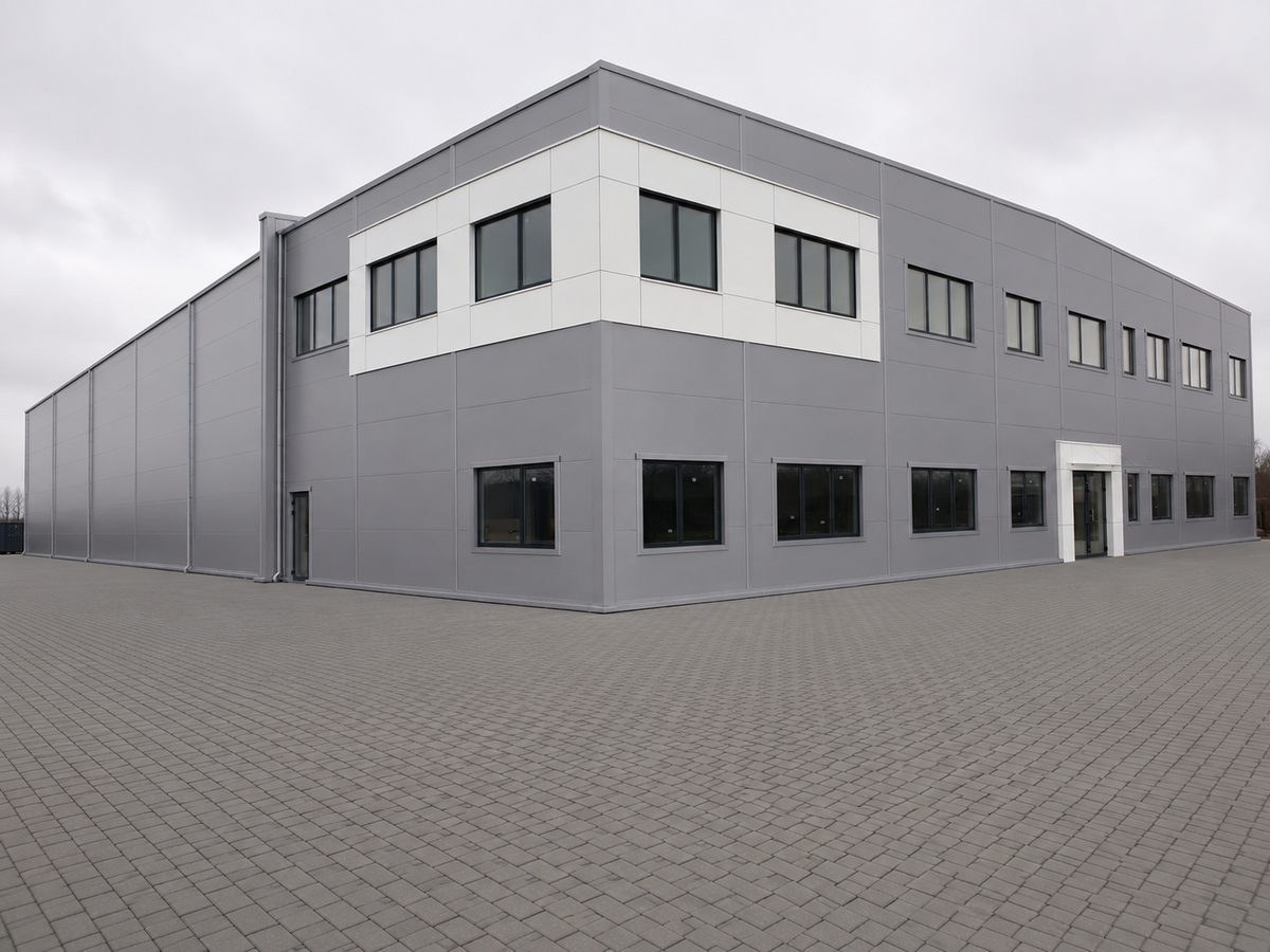 Budynek produkcyjny z częścią socjalno-biurową 3300 m² - Gliwice
