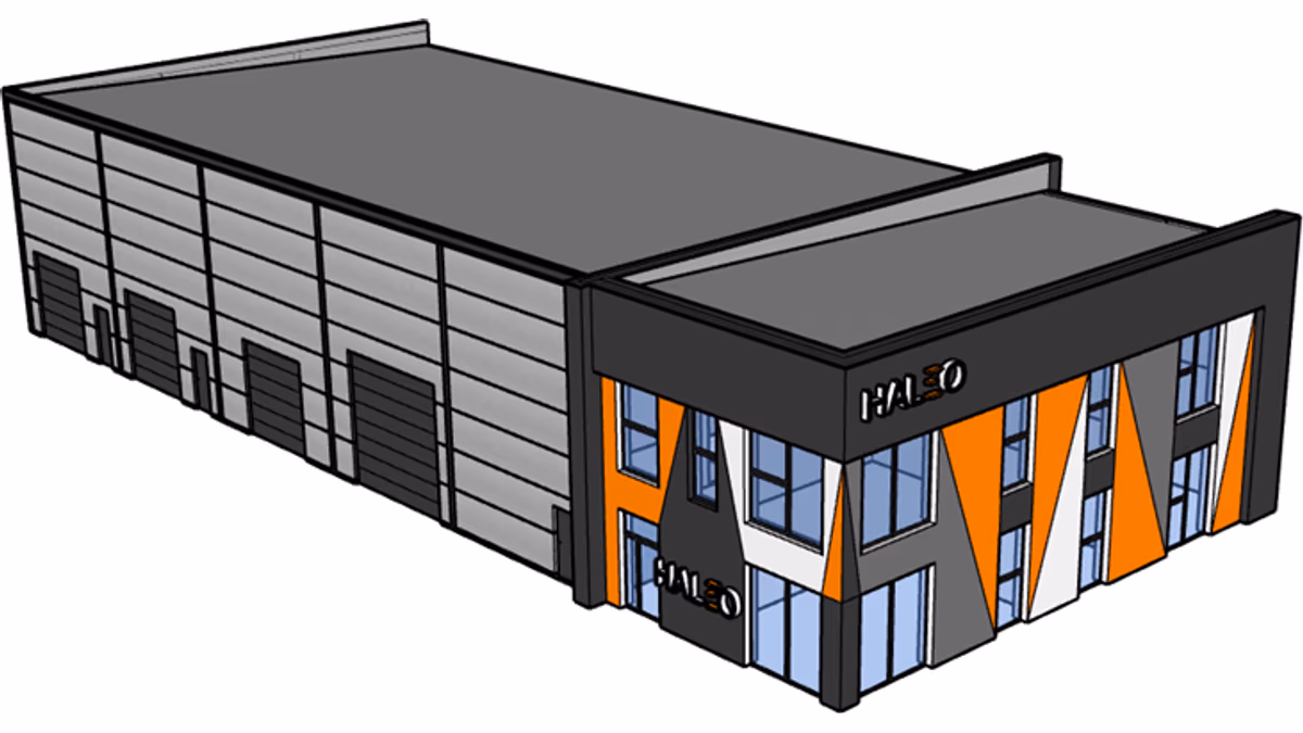 Budynek H18-B2-2 - widok SketchUp - zdjęcie 2