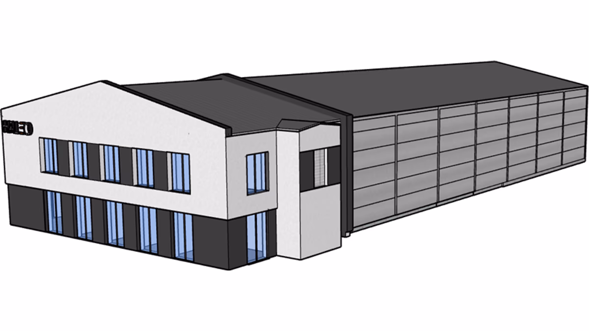 Budynek H18-B2-3 - widok SketchUp - zdjęcie 2